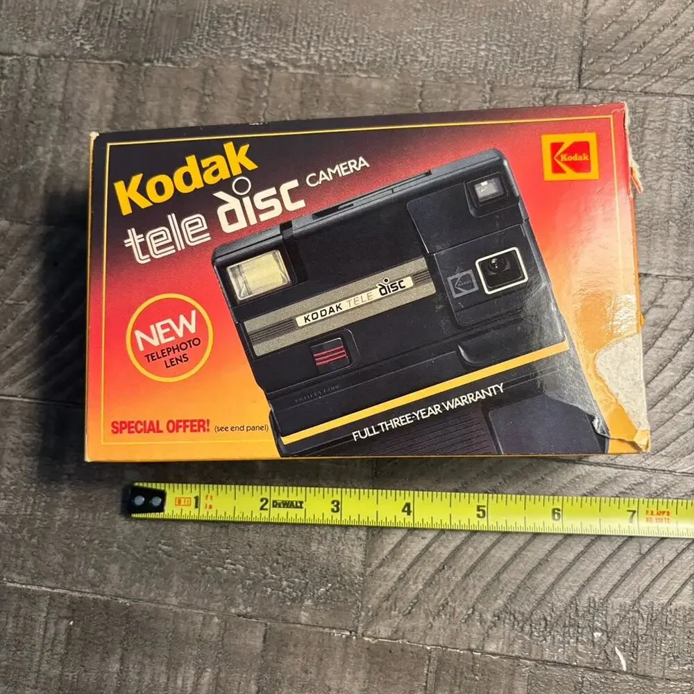 Vintage Kodak Tele Disc Camera 1980s Collectible